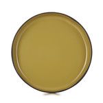 Set de 4 caractere assiette gourmande 14cm curcuma