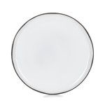 Set de 4 caractere assiette 26cm blanc cumulus