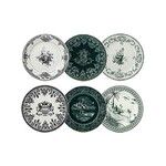 Coffret de 6 Assiettes Dessert Assorties LES DEPAREILLEES