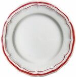 Coffret de 4 Assiettes Dessert FILET Rouge