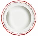 Coffret de 4 Assiettes Creuses FILET Rouge