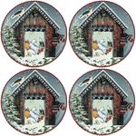 Assiette Dessert Chalet Noel 2020