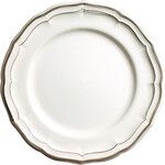 Coffret de 4 Assiettes Plates FILET Taupe