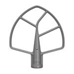 Batteur plat revetement argente 5,2L et 6,6L pour robot patissier artisan