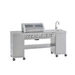 BBQ Videro G4-SK avec ilot cuisine, 30mbar acier inoxidable