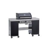 BBQ Videro G4-SL avec ilot cuisine, 30mbar noir