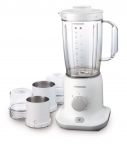 Blender True Kenwood 750 W - 3 vitesses bol verre 2L blanc et gris