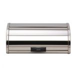 Boite a pain grand modele touch bin acier brillant 44,8cm x 17,5cm