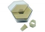 Boite de 9 decoupoirs plastiques hexagones lisses
