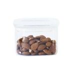 Boite de conservation carree 0.5 Litre en verre avec couvercle en verre et joint