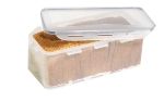 Boite Lock & Lock pain de mie avec grille fraicheur 3,4 L - HPL848