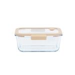 Boite rectangulaire avec valve vide d'air - 1200 ml