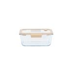 Boite rectangulaire avec valve vide d'air - 460 ml