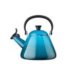 Bouilloire Kone 1.6 L en acier emaille Deep Teal
