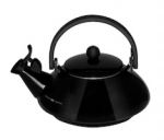 Bouilloire ZEN 1.5 L en acier emaille Noir Ebene