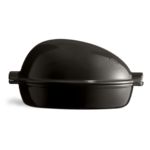 Brique a rotir XL en ceramique 41,5x27,5 cm Gris Fusain