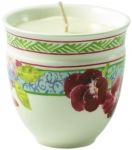 Bougie parfumee en faience Millefleurs petit modele