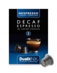 Cafe Decaf Espresso : 90 % Arabica & 10 % Robusta - 10 Capsules - Indice 3