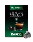 Cafe Lungo Americano Espresso : 95% Arabica/5 % Robusta - 10 Capsules - Indice 7