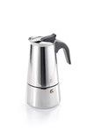 Cafetiere italienne EMILIO, 2 tasses, acier inoxydable