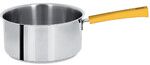 Casserole 14 cm Poignee Jaune Inox Mutine Fixe