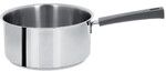 Casserole 18 cm Poignee Grise Inox Mutine Fixe