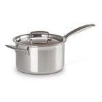 Casserole 18 cm Inox Classique avec poignee et couvercle