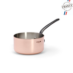 Casserole cuivre prima matera qf acier o18cm