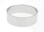Cercle a patisserie, mousse & entremets rond en inox o 10 cm hauteur 4,5 cm