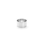 Cercle a pattisserie rond en inox H. 4,5 cm - o 75 cm