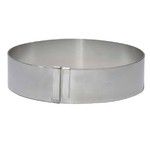 Cercle inox extensible de o18 a 36 ht 3cm