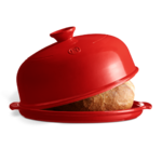 Cloche a pain en ceramique O 28,5 cm Rouge Grand Cru