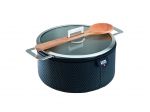 Cocotte 4 l Keep hot + couvercle verre Cuillere  integree et enveloppe neoprene