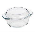 Cocotte a four en verre avec couvercle 2.8L - o22 x 13.5 cm de - 40&deg; a + 250 &deg;