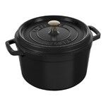 Cocotte haute 24 cm Noir mat