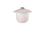 Cocotte haute EVERY en fonte emaillee Ronde 18 cm SHELL PINK