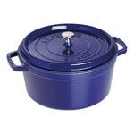 Cocotte ronde 28 cm Bleu intense