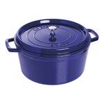 Cocotte ronde 30 cm Bleu intense