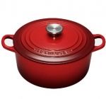 Cocotte ronde 34 cm 12.4l Cerise