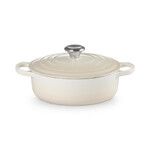 Cocotte ronde Basse 24 cm Meringue
