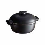 Cocotte ronde en ceramique 4L Noire Delight