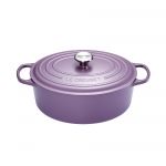 Cocotte Signature en fonte emaillee ovale 31 cm violet Ametist