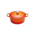 Cocotte Signature en fonte emaillee Ronde 18 cm Volcanique