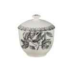 coffret 1 sucrier tulipes noires