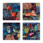 coffret 4 dessous de verre jardin du palais