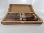 Coffret 6 couteaux Thiers Avantage en Bois de serpent finition Mat