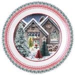 Coffret assiette a dessert Chalet Noel 2023