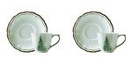 Coffret de 2 Tasses & Soucoupes The US FILET Noel