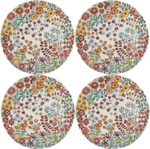 Coffret de 4 Assiettes Canapes Poesie