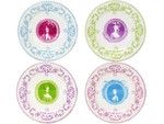 Coffret de 4 Assiettes Dessert Assorties Marie-Antoinette